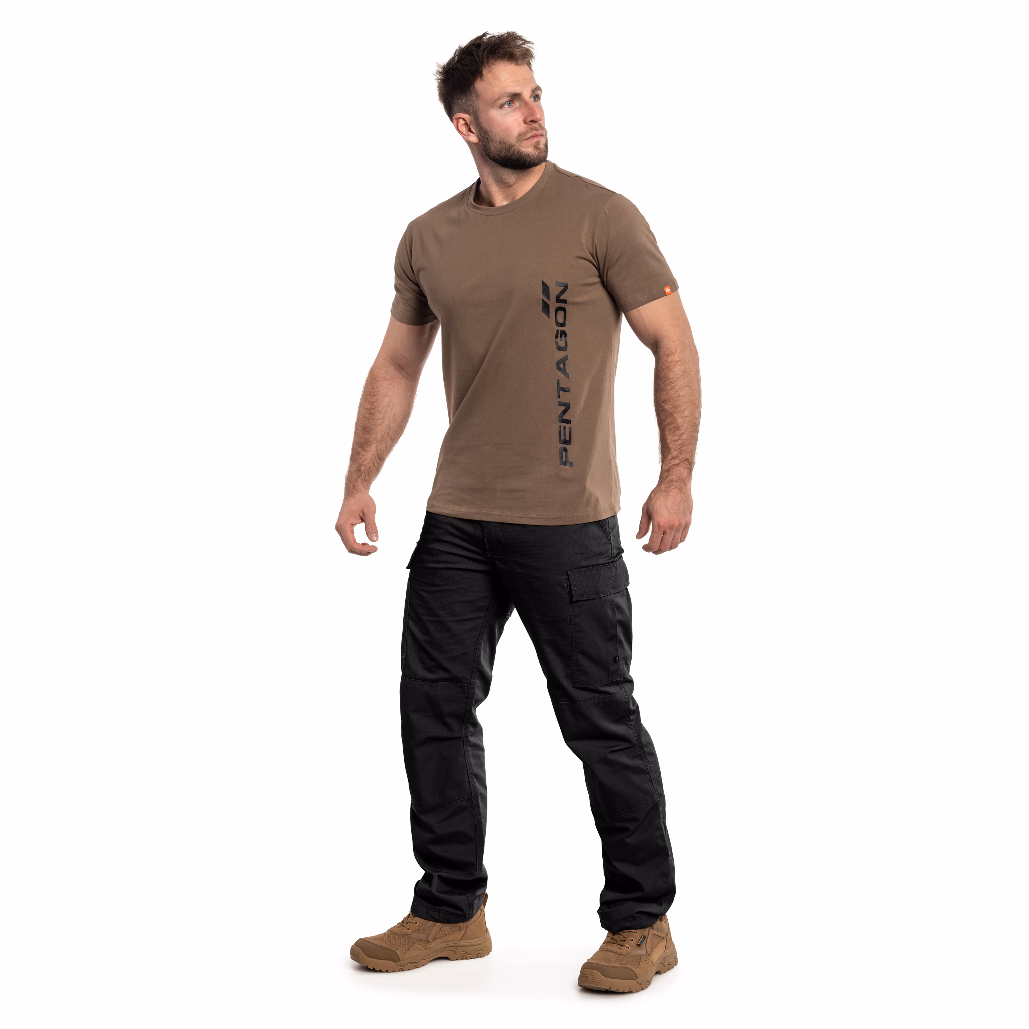 Pentagon Ageron Vertical T-Shirt — Coyote